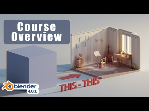 Isometric Scene Creation Masterclass Course Overview | Blender 3d