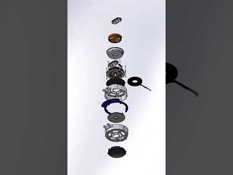 🎥 Auto Belay Exploded View – Inside the Safety Tech! 🏗️🔩 #explodedview #cad #engineering