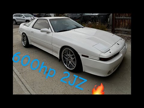 How I swapped a 2JZGTE into my MK3 TOYOTA SUPRA / car walk around 🔥 #toyota #supra #canada