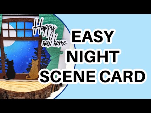 EASY night scene card