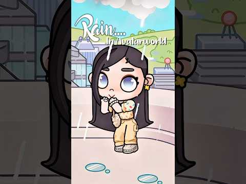 Rain In AvatarWorld 😍 So Excited #avatarworld #rain #tocaboca #fypviralシ #pazu