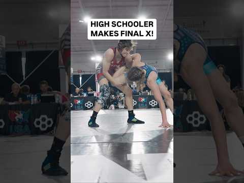 High Schooler Everest Leydecker just made Final X with a win in the 55kg World Team Trials finals!