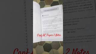 Capf AC Paper 2 Notes #capfac2024 #capfpaper2 #capfacpaper2