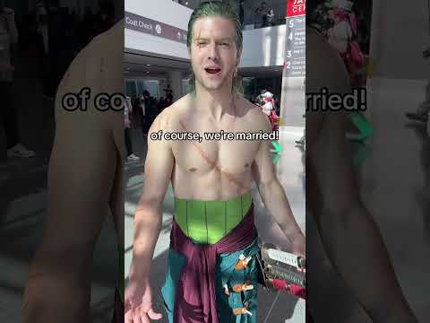couples that cosplay together stay together #cosplay #anime #nycc #nami #zoro #onepiece