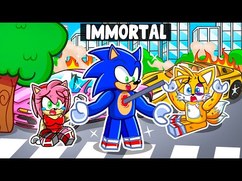 Sonic Has IMMORTALITY In Roblox DRIVING EMPIRE!