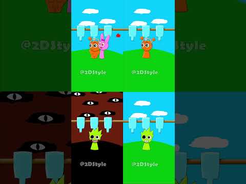 Color Mixing Incredibox Sprunki all versions #sprunki