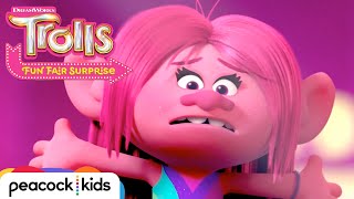 Poppy's Hair-Do Turns into a Hair-Don't! | Fun Fair Surprise | TROLLS