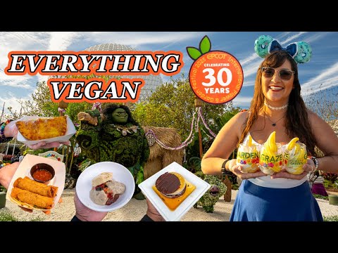 Vegan EPCOT Flower and Garden festival 2025 🪷 Disney World foodie guide