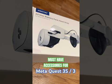 Must have Meta Quest 3S & 3 Accessory! @ANNAPRO_US A3 Battery Headstrap #metaquest3 #vr #xmas