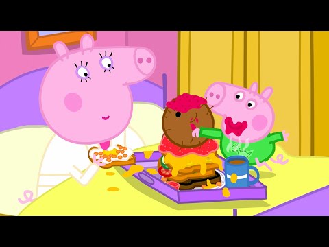 Mummy Pig's MYSTERY Breakfast Sandwich❓🥪| Peppa&George:Mother's Day 🐽 | Food Tales Full Episodes