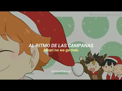 Jingle Bells - Karasuno | Haikyuu!! | Lyrics sub español+ romanji