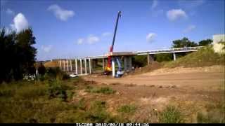 Stripping a Concrete Bridge Cap Form