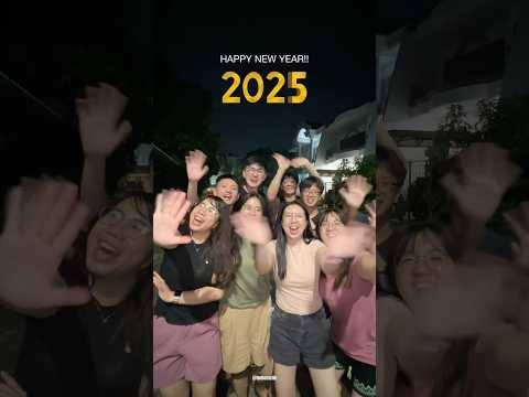 SELAMAT TAHUN BARU 2025 SEMUA!!🥳🎉🎇 #2025 #happynewyear2025 #newyear2025 #hellomelle #melle
