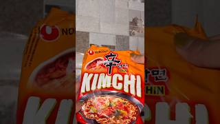 Nongshim Kimchi Ramen😋 #ramen #kimchi #kimchiramen #nongshim #ramennoodles #noodles #asmr