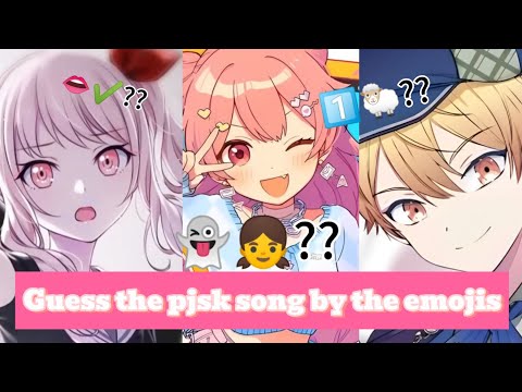 Guess the song by the emoji (Project sekai minigame)