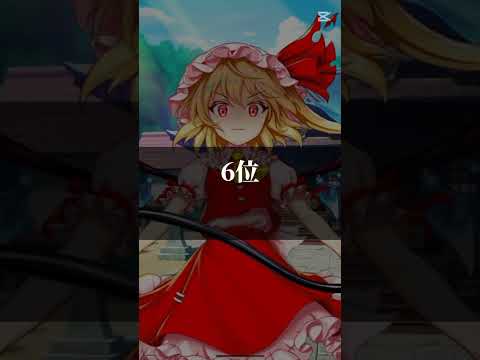 個人的に好きな東方キャラランキング。テンプレートをお借りさせていただきました!!#東方 #東方project #フラン#フランドール#フランドールスカーレット#東方ランキング#ランキング