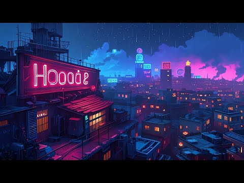 90's Lofi City 🌧️ Rainy Lofi Music Mix for Sleep, Study, and Focus 📚 Lofi Rain Playlist