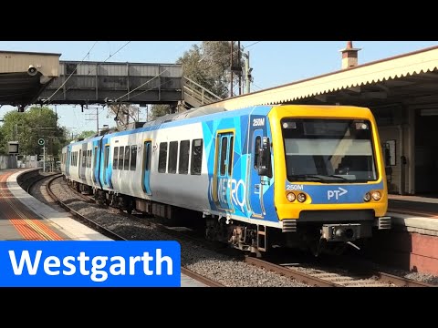 Trains at Westgarth - Metro Trains Melbourne