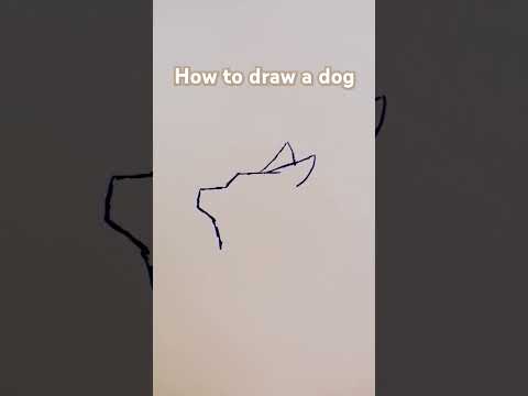 how to draw a dog#howtodraw #dog #cute#draw#how#to#trendingshorts #viralshort