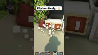 Minecraft Kitchen Design🤯 #shorts #minecraft