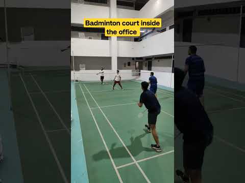 Badminton match between AAOs and Auditors inside the office||#ssc  #youtubeshorts #shorts #ssccgl