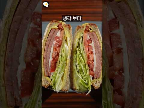 샌드위치를 만들려고 했는데