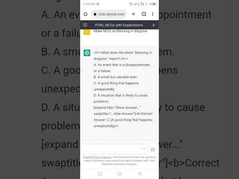 Make MCQs Using ChatGPT in no time. How to make MCQs for WordPress with AI tool