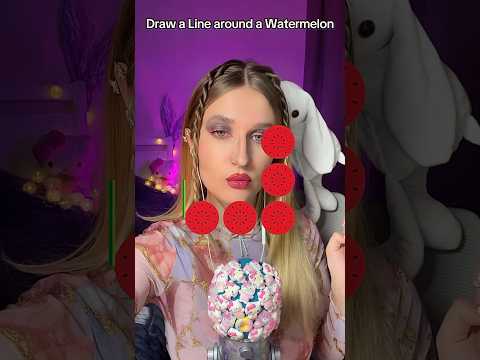 ASMR GAME🍉 #асмр #asmr #asmrsounds #relax #mouthsounds #tinglesounds #tingles #tapping #asmrvideo