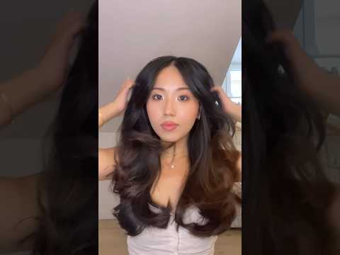 10 MINUTE BLOW OUT WITH FLAT IRON #blowout #hairtutorial #easyhairstyle
