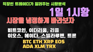 비트코인 시세 전망 - 현재의 상태를 냉정하게 - 이더리움 리플 에이다 이오스 스텔라루멘 트론 간단히