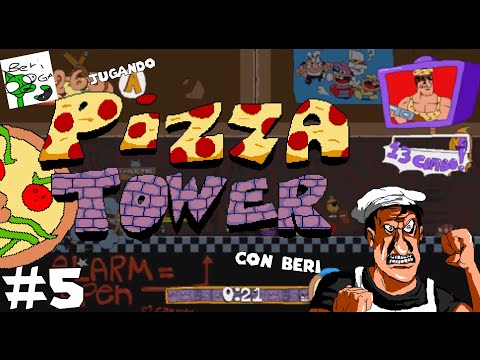 JUGANDO pizza tower con beri parte 5