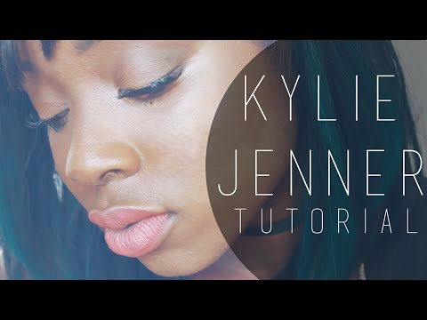 90's Inspired / Kylie Jenner Makeup Tutorial (WOC / Dark Skin)