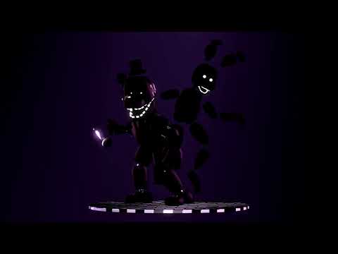 (SFM/FNAF) Shadow Animatronics in a smash trophy-like pose