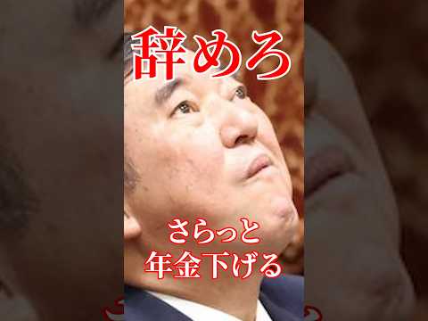 年金支給額が下がります。#国会 #切り抜き #政治 #自民党 #石破茂