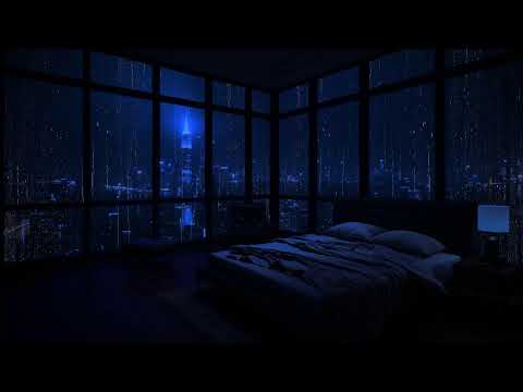 City Rain at Midnight 🌙 Relax and Sleep Instantly with Cozy Ambience - ASMR Rain