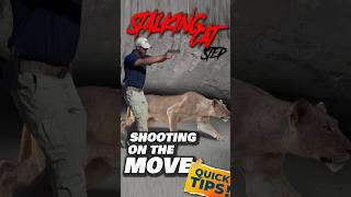 🔥 Shooting on The Move Tip - The Stalking Cat Step  #firearmstraining #shootingskills