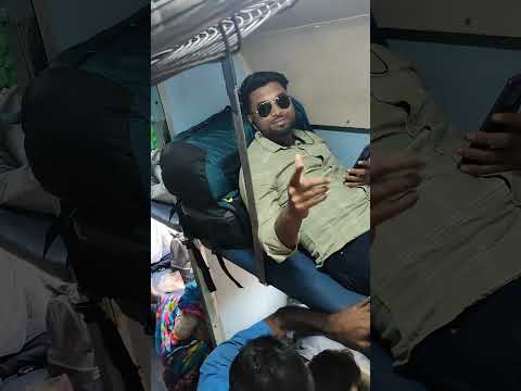 Train Trip with Kalu Bhai 😎 #trainvideo #trainjourney #enjoy