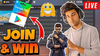 FREEFIRE LIVE CUSTOM GIVEAWAYS | #freefirelivegiveawaycustomroom #fflivegiveaway #liveff #ASINARMY