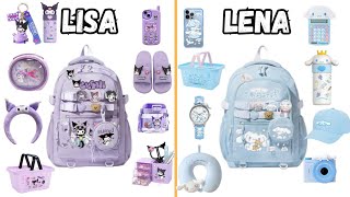 lisa or lena Kurmari vs Cinnamon roll cute things 💘💕 #lisa #lisalenaquries