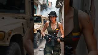 Stunning Female Tank Soldiers Flank Dash ep01 #military #animals #midjourney #heroic