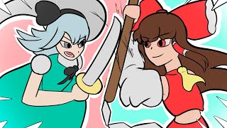 Youmu VS Reimu (Touhou Animation #PCBirthday)