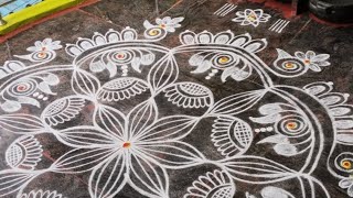 Full video 🌺 Big Rangoli designs 🌺 festival rangoli collection 🌺 Traditional muggulu