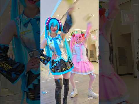 miku miku beam with @cherryamaru #miku #hatsunemiku #vocaloid #初音ミク #ボーカロイド