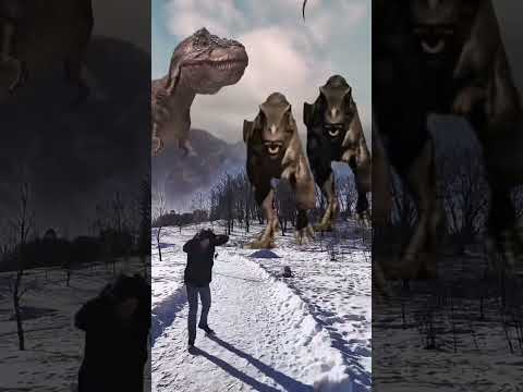 Tyrannosaurus T Rex chase! Part 389 #dinosaur #jurassicworld #trex #trexchase #shorts #youtube