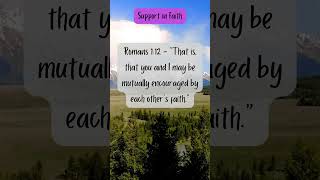 From the Bible:  Support in Faith #biblequote #bibleverse #bibleversedaily #comfortingod