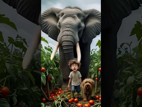 Elephant destroyed Ramu crop😭 #shorts #aishorts #aistory #ai trendingvidio #trendingshorts