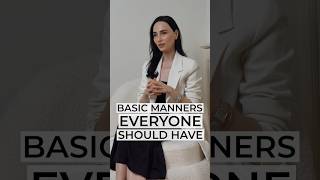Basic Etiquette Manners Everyone Should Know