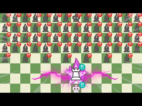 ONE LEGENDARY ROOK 99 LvL VS 500 BISHOPS 1LvL | Chess Memes #9