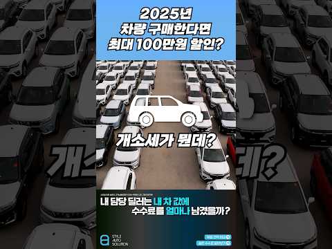 개소세 프로모션의 숨겨진 진실: 정부 혜택 100% 활용법 #자동차리스 #세금혜택