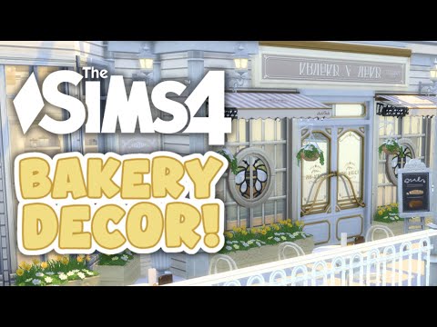 Finishing my bakery in Sims 4 Business & Hobbies! 🥯